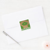 Home Run Vierkante Sticker (Envelop)