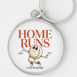 Home runs zijn mijn liefdestaal sleutelhanger