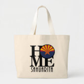 HOME Sahaurita Arizona Grote Tote Bag (Voorkant)