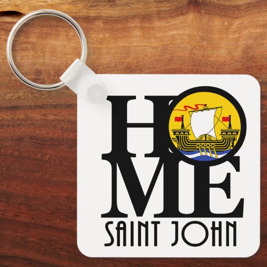 HOME Saint John New Brunswick Canada Sleutelhanger (Voorkant)