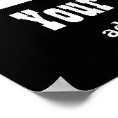 Home Salon of Hairdresser  Advertisement Poster (Hoek)