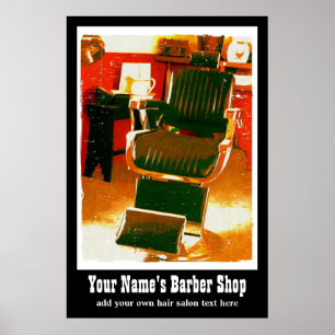 Home Salon of Hairdresser  Advertisement Poster