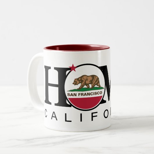 HOME San Francisco California Mok (Voorkant links)
