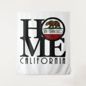 HOME San Francisco California Wandkleed (Voorkant)