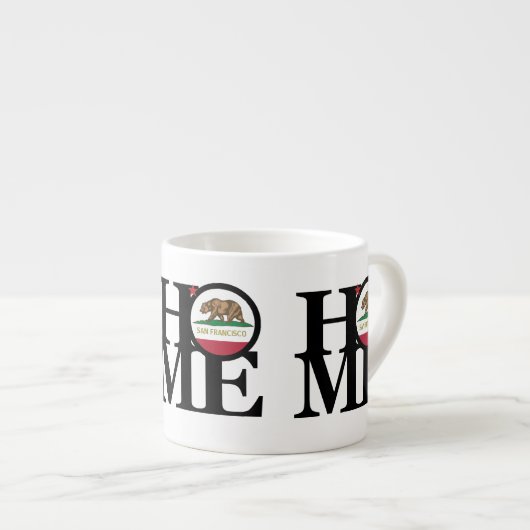 HOME San Francisco Espresso Mok (Voorkant rechts)