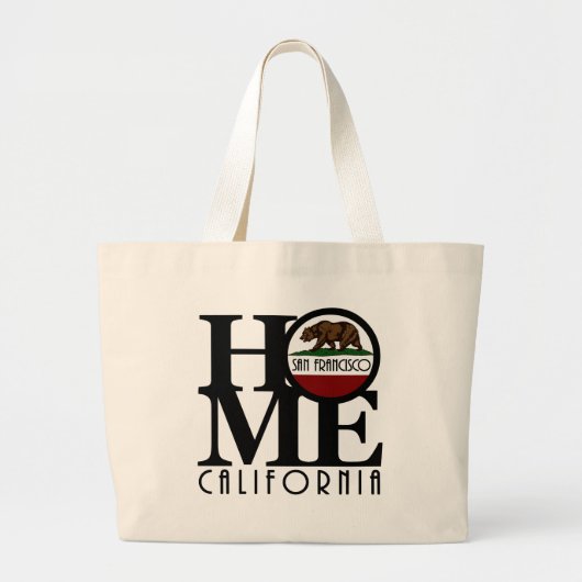HOME San Francisco Grote Tote Bag (Voorkant)