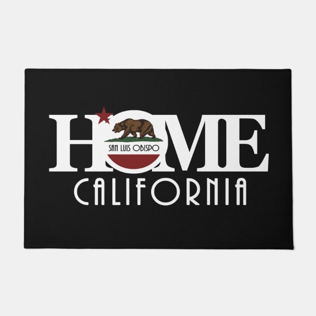 HOME San Luis Obispo California Deurmat (Voorkant)