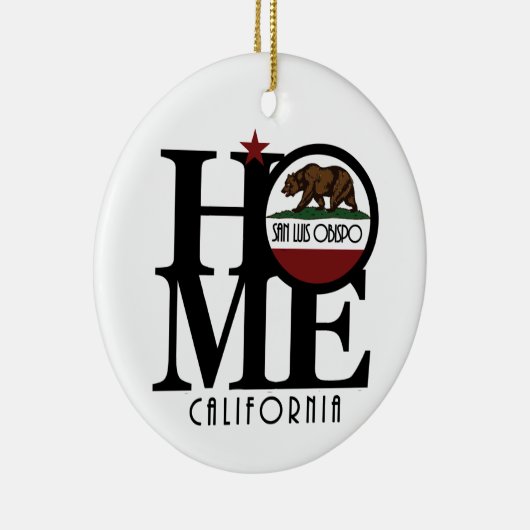 HOME San Luis Obispo California Keramisch Ornament (Rechts)