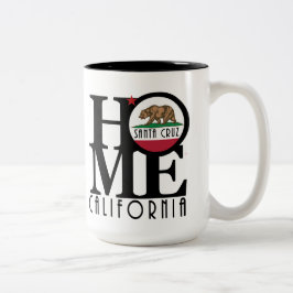HOME Santa Cruz California 15oz Tweekleurige Koffiemok