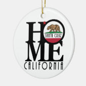 HOME Santa Cruz California Keramisch Ornament (Links)