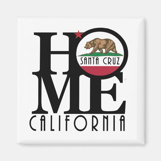 HOME santa cruz California Magneet (Voorkant)