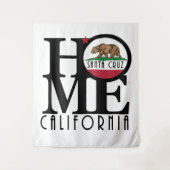 HOME Santa Cruz California Wandkleed (Voorkant)