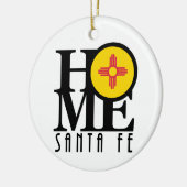 HOME Santa Fe New Mexico Keramisch Ornament (Links)