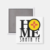 HOME Santa Fe New Mexico Magneet (Voorkant / Achterkant)