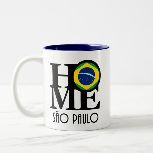 HOME São Paulo 11oz Tweekleurige Koffiemok (Links)