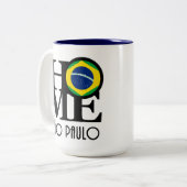 HOME São Paulo 15oz Tweekleurige Koffiemok (Voorkant links)