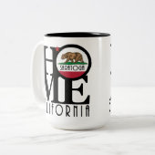 HOME Saratoga California 15oz Tweekleurige Koffiemok (Voorkant links)
