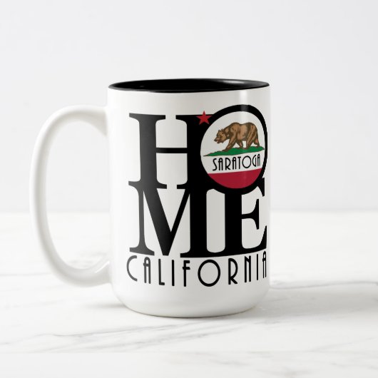 HOME Saratoga California 15oz Tweekleurige Koffiemok (Links)