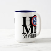 HOME Savannah Tennessee 15oz Tweekleurige Koffiemok (Voorkant rechts)