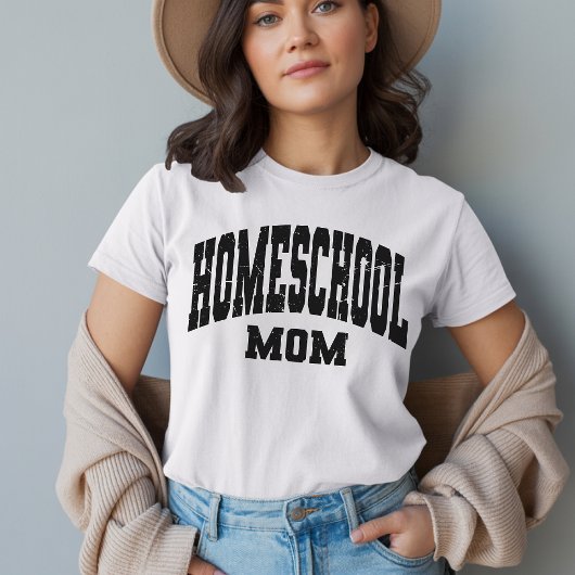 Home School Moms T-shirt, Terug naar school Mama S T-shirt