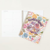 Home School planner, bloemenontwerp Planner (Display)