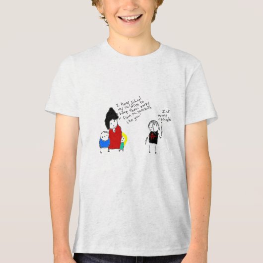 Home Schooled Breken Alle Regels Troublemaker Tri-Blend Shirt (Voorkant)