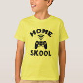 Home Schooled Game Controller Gamer Kinder T-shirt (Voorkant)