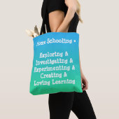 Home Schooling Words Canvas tas (Dichtbij)
