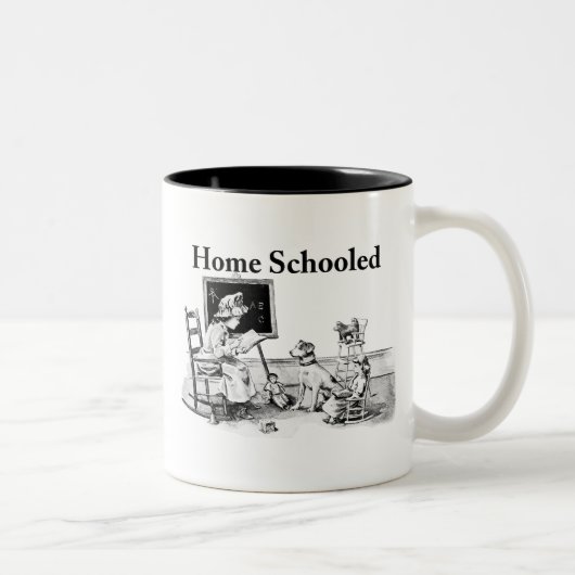 Home Schoolkleding en geschenken Tweekleurige Koffiemok (Rechts)