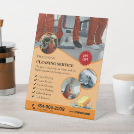 Home Schoonmaak Aangepast voetstuk Teken Reclamebord Met Voetstuk