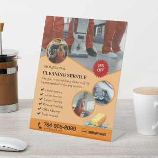 Home Schoonmaak Aangepast voetstuk Teken Reclamebord Met Voetstuk