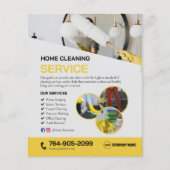 Home Schoonmaak Diensten Flyer (Voorkant)