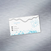 Home Schoonmaak Service Zeepbellen Magnetisch Visitekaartje (Voorbeeld)