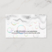 Home Schoonmaak | Zeep Bubbels en Suds Visitekaartje (Achterkant)