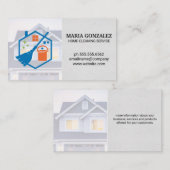 Home Schoonmaakmiddelen Logo | Schonere services Visitekaartje (Voorkant / Achterkant)