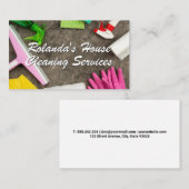 Home Schoonmaakmiddelen | Maid Services Visitekaartje (Voorkant / Achterkant)