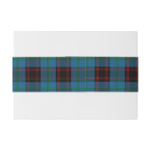 Home Schotse Tartan Belly Band Uitnodigingen Wikkel (Achterkant Voorbeeld)
