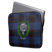 Home Scottish Clan Tartan and Crest Laptop Sleeve (Voorkant Links)