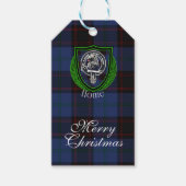 Home Scottish Clan Tartan & Crest Cadeaulabel (Voorkant)