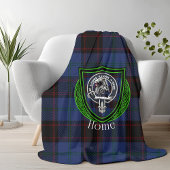 Home Scottish Clan Tartan Crest Fleece Deken