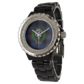 Home Scottish Clan Tartan & Crest Horloge (Gekanteld)