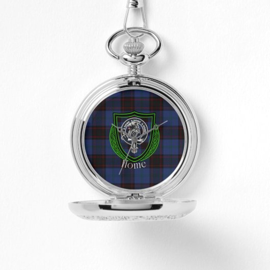 Home Scottish Clan Tartan & Crest Horloge (Voorkant)