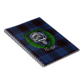 Home Scottish Clan Tartan & Crest Notitieboek (Rechterzijde)