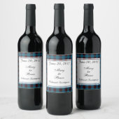 Home Scottish Wedding Wine Label Wijn Etiket (Flessen)