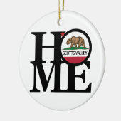 HOME Scotts Valley CA Keramisch Ornament (Links)