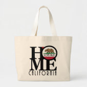 HOME Scotts Valley California Grote Tote Bag (Voorkant)