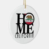 HOME Scotts Valley California Keramisch Ornament (Rechts)