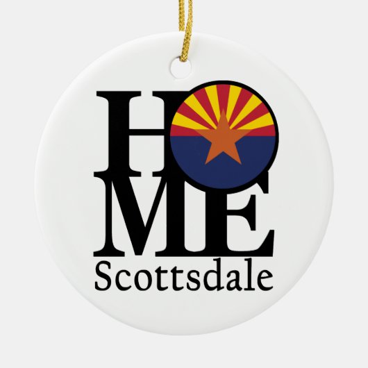HOME Scottsdale AZ Keramisch Ornament (Voorkant)