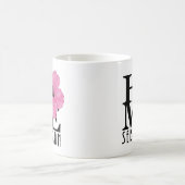 HOME Sebastian roze hibiscus 11oz Koffiemok (Center)