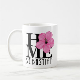 HOME Sebastian roze hibiscus 11oz Koffiemok